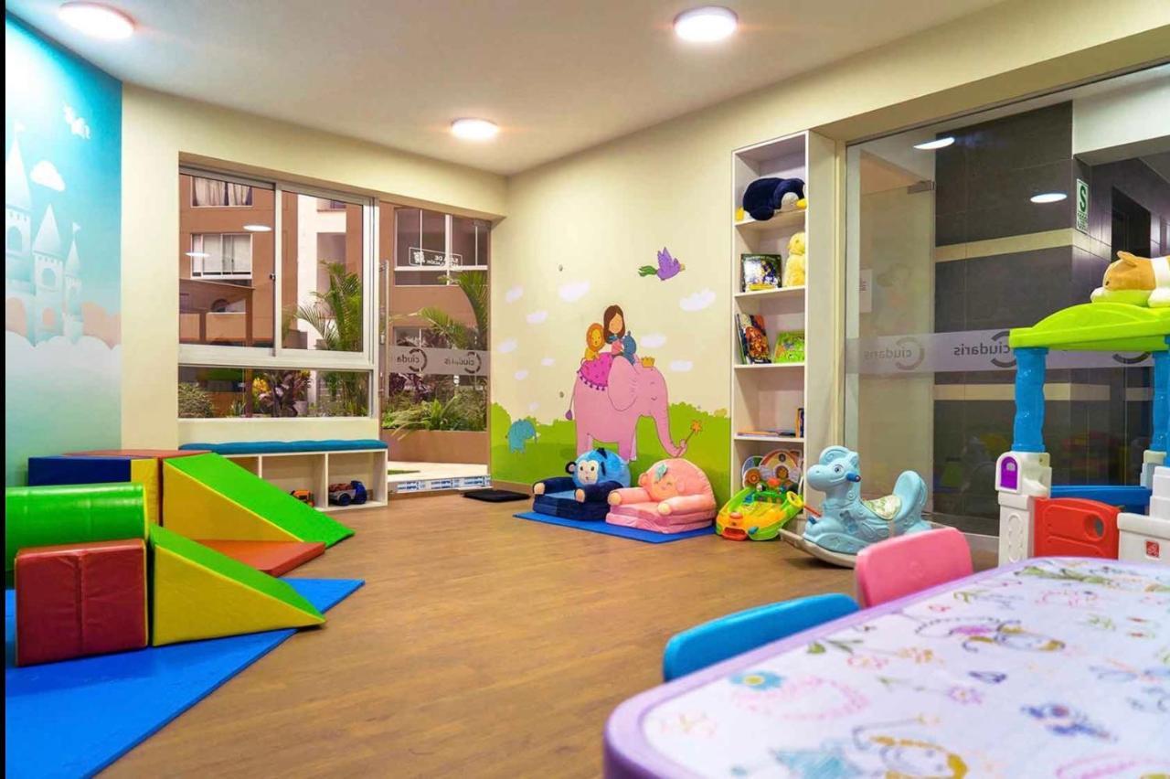 Hermosa Habitacion Privada En Edificio De Estreno Frente Al Metro Lima Dış mekan fotoğraf
